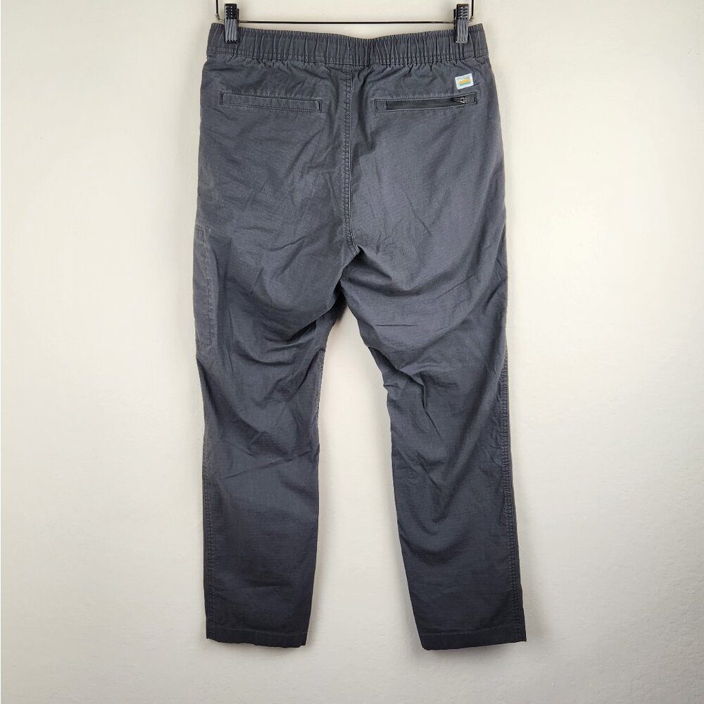 Vuori Men's Charcoal Ripstop Pants Organic Cotton sz S - Picture 4 of 12